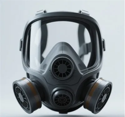 Respirazione della maschera a gas